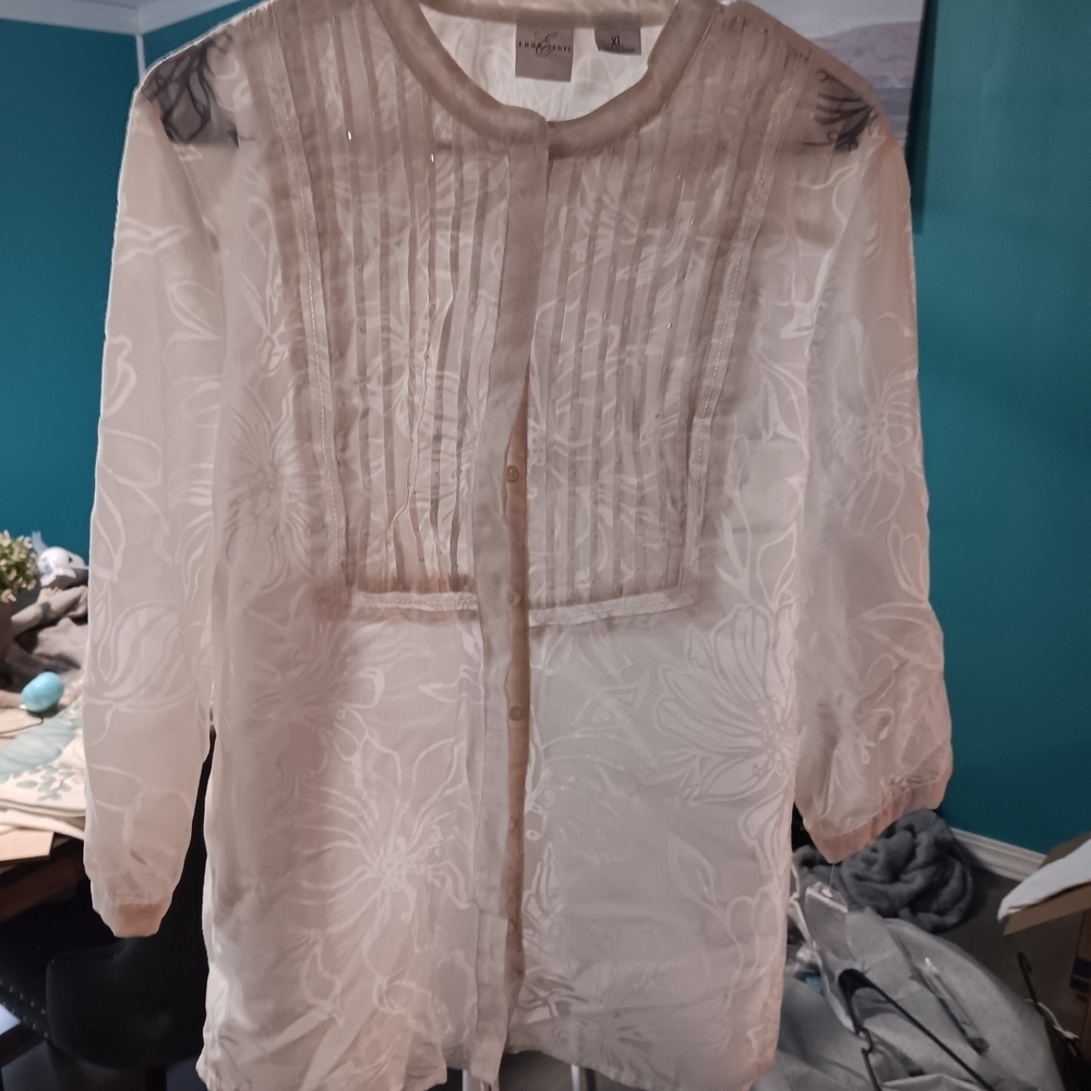 Chantelle Cream Floral Blouse